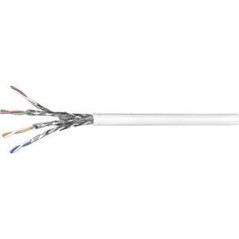 Goobay CAT 6 SFTP PiMF 100m Bulk Cable - High-Speed White Cable for Superior Connectivity!